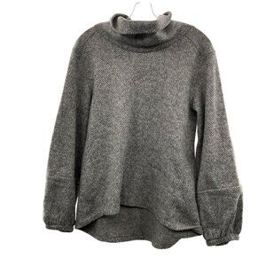 Dylan Women's Cowl Neck Pullover Sweater Gray Size Small